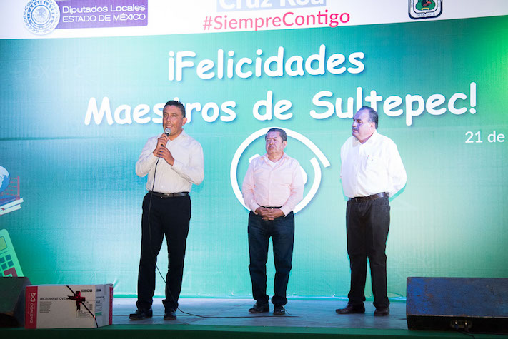 RECONOCE CRUZ ROA RESPALDO DE MAESTROS MEXIQUENSES A LA REFORMA EDUCATIVA